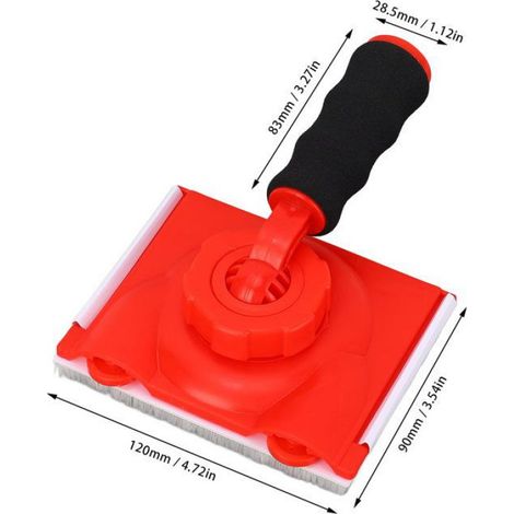 Vvikizy Paint Pad Applicator Vvikizy Pad Painter Paint Edger Trimmer Rotatable Handle Lockable Corner PEINTURE bricolage rouleau (1/4)