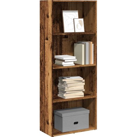 Bücherregal Altholz-Optik 60x30x152 cm Holzwerkstoff