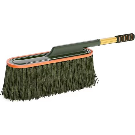 Chiffon Anti-Poussi¨¨re pour Voiture avec Poign¨e T¨lescopique, de Lavage R¨tractable avec Poign¨e, Brosse de Nettoyage pour Enlever la Poussi¨¨re de la Voiture et de