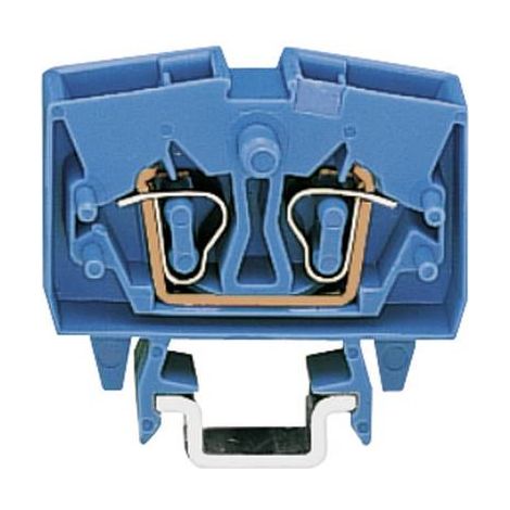 Borne de passage WAGO 264-704 6 mm ressort de traction Affectation: N bleu 1 pc(s) (1/2)