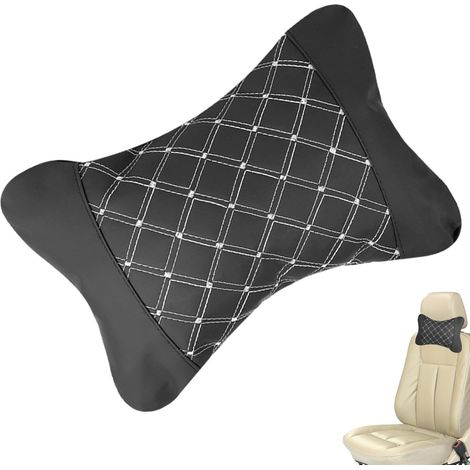 Support de cou pour appui-tête de voiture, oreiller de soutien de cou de voiture durable pour le cou, oreiller de voyage pour voiture SUV, augmente votre confort de conduite, oreiller d'appui-tête con (1/5)
