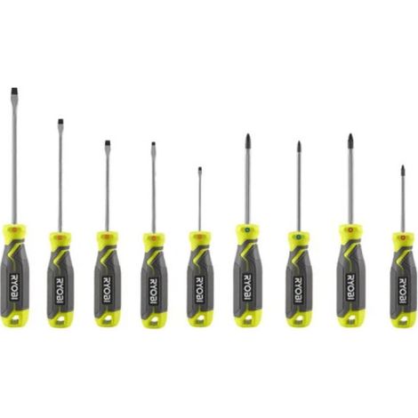 Jeu de 9 tournevis magnétiques RYOBI - RHSDS9PC (1/5)