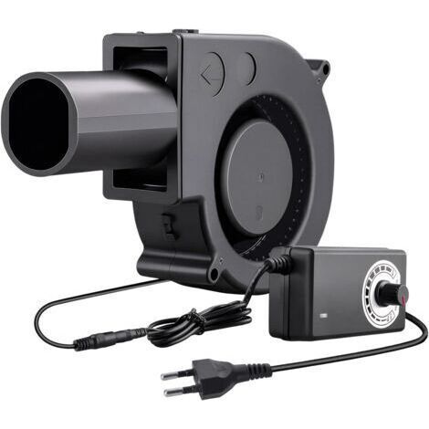 Blower Fan 9733 for Small Wood Stove, Home Heating, Camping, BBQ, Charcoal Starter 12V 2A (1/4)