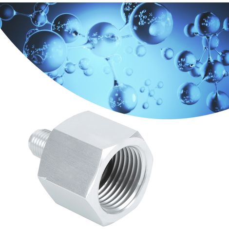 Adaptateur de régulateur de CO2 en aluminium, raccord et accessoires pour le brassage amateur de bière, 3/8 à W21.8 (1/5)