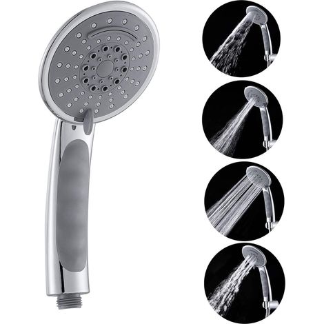 ZOLGINAH Pommeau de douche 5 fonctions haute pression pour salle de bain, massage, pluie, animal domestique, douche de bébé (1/4)