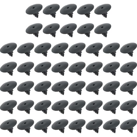 Lot de 50 clips de fixation pour garde-boue - Compatible avec MK2 MK3 MK1 MK2 MK1 MK2 - Plastique noir (1/5)