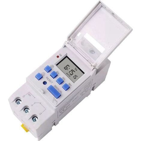Relais de minuterie numérique LCD, affichage Programmable par micro-ordinateur, interrupteur horaire 220V 16A (1/5)