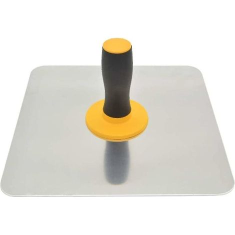 CREA Plaster Hawk Aluminium Plaster Mortar Board Holder With Handle, 300x300 Mm Plastering Hawk Plastering Tool