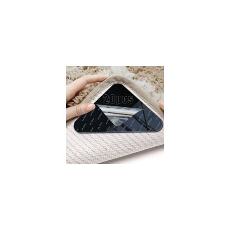 Anti Derapant Tapis 20 Pièces Antidérapant Tapis Autocollant Anti Glisse Tapis Réutilisables Antiderapant Tapis Parquet PU Anti Dérapant Tapis Lavable sans Trace pour sous Couche de Tapis (1/5)