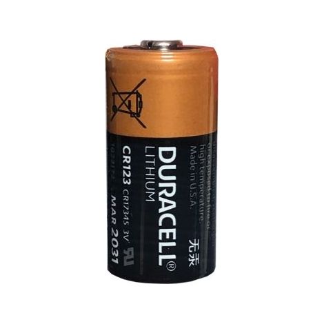 Duracell batteria litio 3V CR123 versione BULK