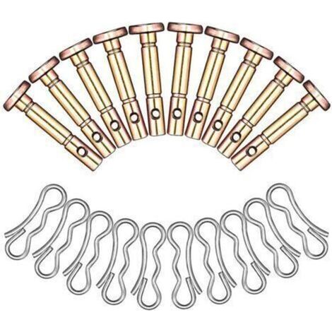 20 Shear Pins and Centering Pins for Snow Blowers Model 738-04124A, Specification: 04124A, 20G (1/4)