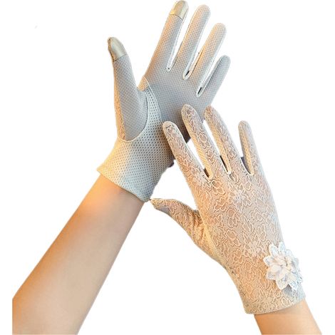 Gants Résistants À La Chaleur Et Aux Coupures - En Néoprène Respirant Avec Bout Des Doigts Tactiles - Pour Jardinage Bricolage Conduite Moto - Paire (1/5)