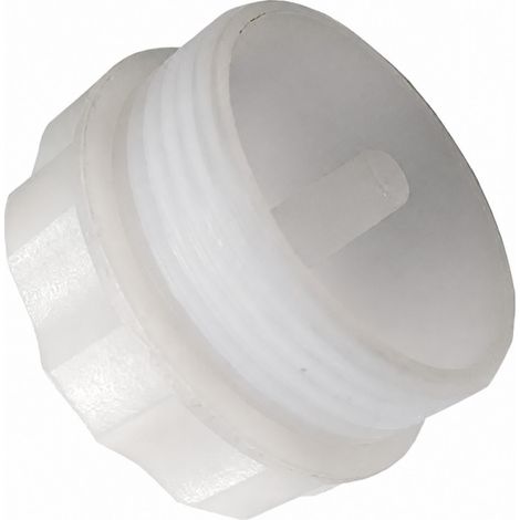 Bouchon pour vanne de retour de collecteur – Filetage sortie 1" – Genre raccord 2" – Pour circuits d'eau – Compact – Velta