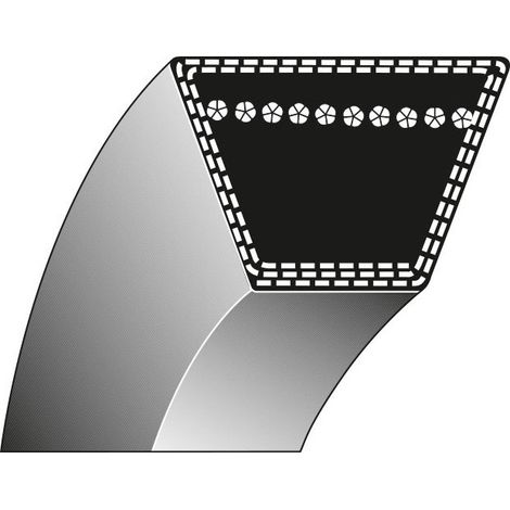 Correa trapezoidal Z762 para cortadora de césped MOWOX 045139