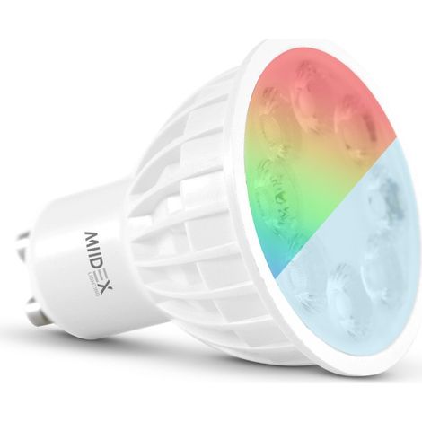 Ampoule LED GU10 4W RGBCCT Miidex Lighting® (1/5)