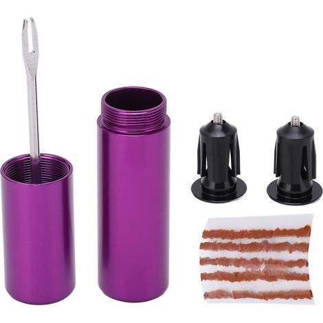 Kit de Réparation Rapide pour Pneus Tubeless Vélo Route et VTT, Composants Intégrés (1/5)