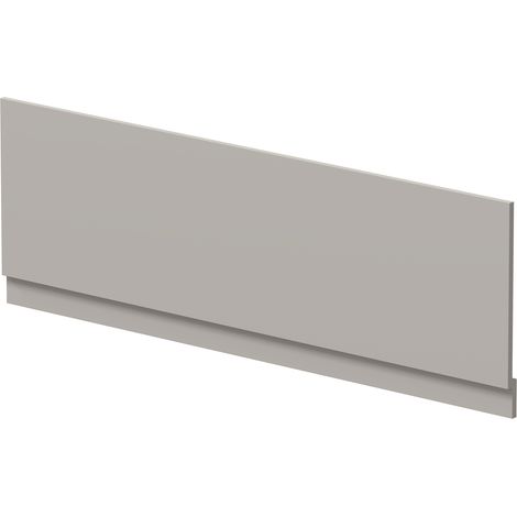 Hudson Reed MFC Straight Bath Front Panel and Plinth 560mm H x 1700mm W - Pebble Grey