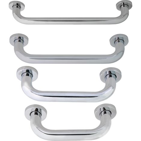 MANIGLIONE SOSTEGNO BAGNO DIRITTO ACCIAIO INOX "AQUA" 19CM MAURER