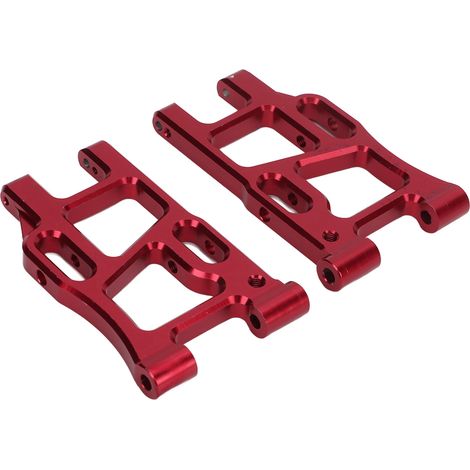 Bras de suspension arrière en alliage d'aluminium (1 pièce), bras oscillant de remplacement amélioré pour voiture RC LC PTG-2 Racing 1/10, rouge (1/5)