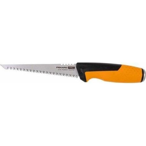Fiskars Pro PowerTooth sierra de calar naranja y negra