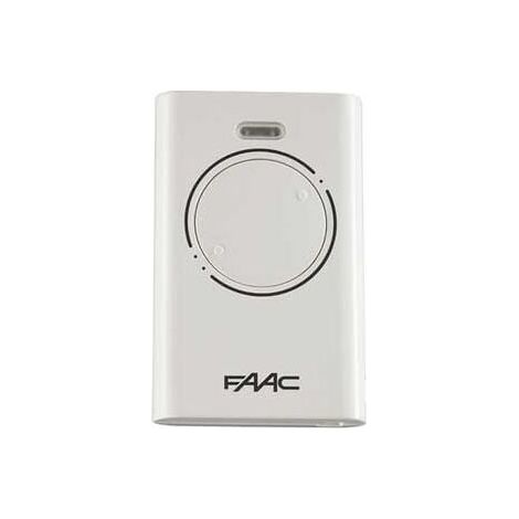 Transmisor de radio FAAC XT2 868 SLH LR 787009 de 2 canales, blanco (1/5)