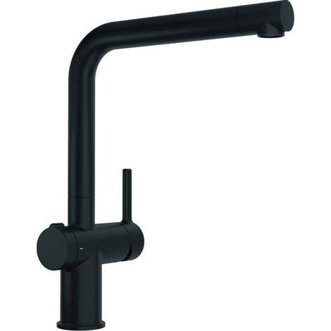 FRANKE Armatur Active L - Black Matt, Schwenkauslauf, Hochdruck, Seitenbedienung (1/5)