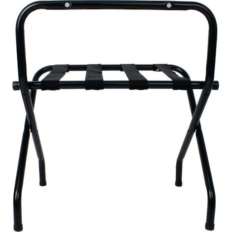 Support à Bagages Pliant Noir - Bolero (1/5)