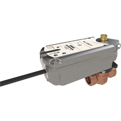 Kemper KHS VAV-plus Vollstrom-Absperrventil Federrückzug-Stellantrieb 230V, DN 25 AG, PN 16, 90 Grad drehbar, Figur 686 05
