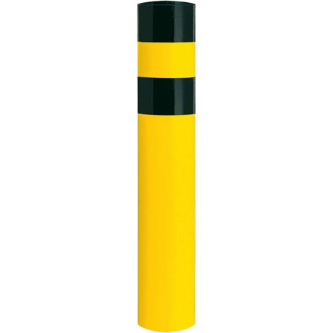 Moravia Bollard de protection XXL acier noir/jaune 273 × 1600 mm (1/5)