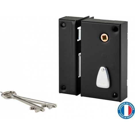 Serratura per griglia a 6 leve, 75 x 130 mm, sinistra – THIRARD (1/2)