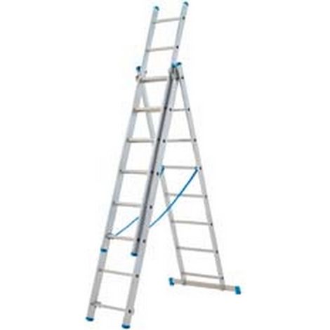 1PZ scala stilo alluminio tripla/estensibile gr en 131 - 3x7 gr. cm.202-426h. kg.12 base cm.80 (sl200-3)