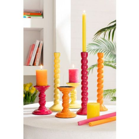 J-Line chandelier Haltère - bois - orange (1/5)
