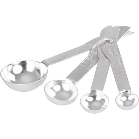 Cuillere a mesurer MagicHome, en acier inoxydable, set de 4 pieces
