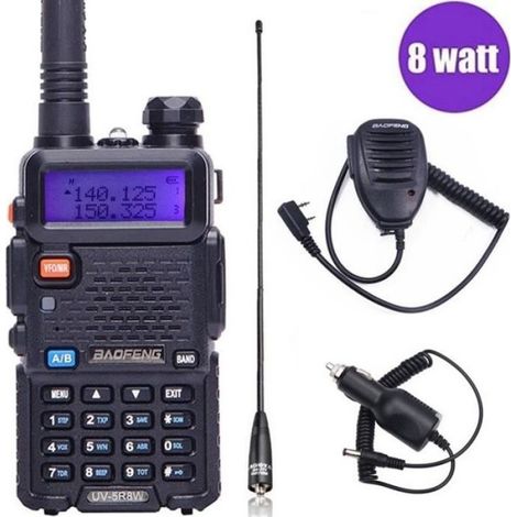 Baofeng UV-5R 8W puissance élevée puissant talkie-walkie radio bidirectionnelle 8 watts cb radio portable 10 km longue portée baofen (1/3)
