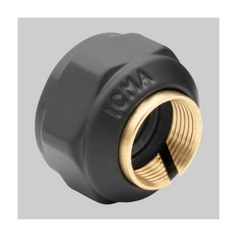 ADATTATORE RAME CALOTTA NERO OPACO - Ø 14 - 24x1,5