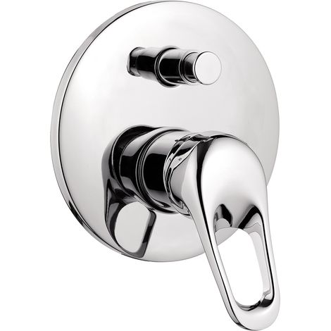 Epic 2 miscelatore monocomando doccia con deviatore in ottone cromato