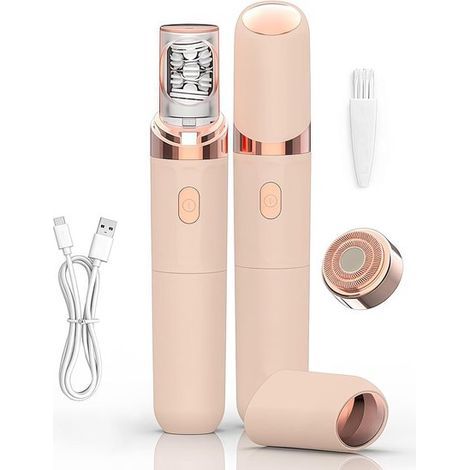 Un appareil étanche, rechargeable et sans fil, adapté à l'épilation du visage, aux femmes, pour une épilation précise, convient au visage, au maillot et à l'ensemble du corps, format voyage portable - (1/2)