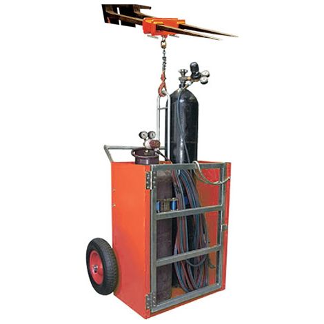 Diable porte-bouteilles avec caisse de transport élingable - Charge 250kg - SAC30 (1/5)