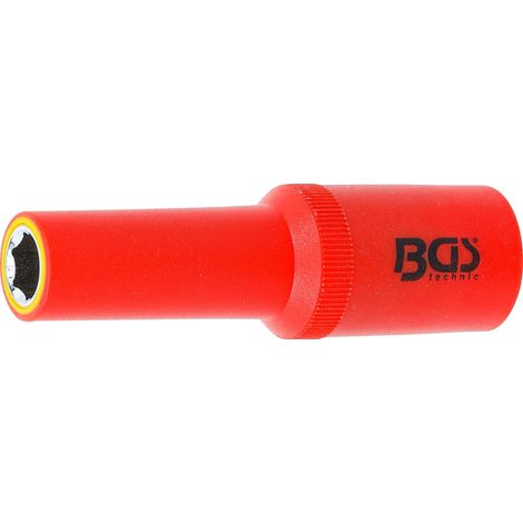 BGS 72060  Inserto per chiave a bussola esagonale VDE  azionamento quadrato interno 12,5 mm (1/2")  SW 10 mm (1/3)