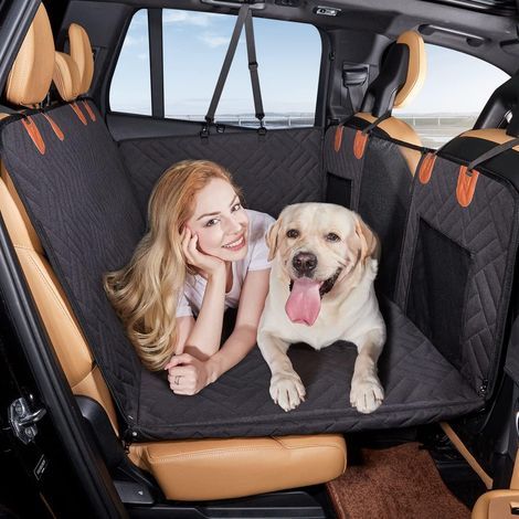 Rallonge pour siège arrière, housse de siège pour chien (siège arrière), housse de siège de voiture à fond rigide pour chiens, hamac pour chien en voiture, housse pour siège arrière pour animaux de co (1/5)