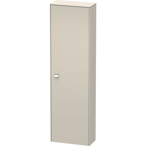 Armoire haute BRIOSO 1770x520x240mm Gris avec accents taupe