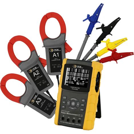 PCE-Instruments PCE-PA 8000 Analizador de potencia negro (1/5)