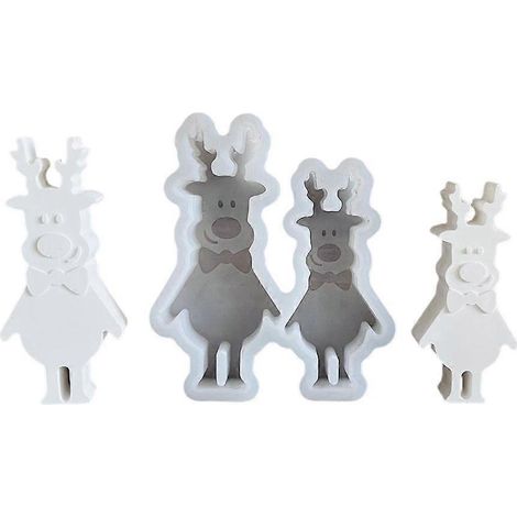 Moules à bougies en silicone pour la pâtisserie et les loisirs créatifs, avec formes 3D et pendentifs. (1/5)