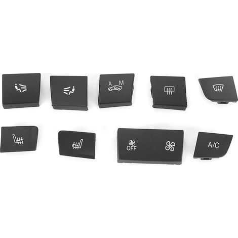 9 Pièces Bouton de Climatisation avec Support Chauffant Compatible Série 1/2/3/4 Châssis F 2013-2018 (1/5)