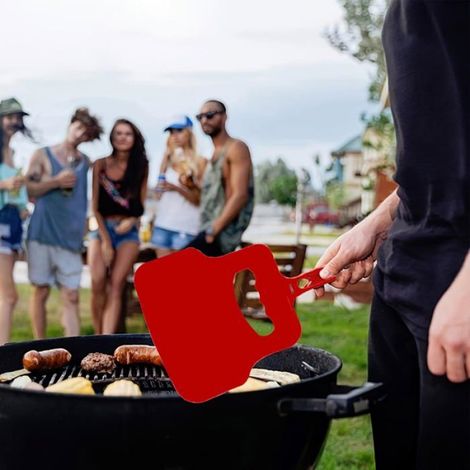Souffleur Manuel pour Barbecue Extérieur – Outil Portable à Manivelle pour Augmenter le Flux d’Air sur les Grills – Accessoire Lég (1/4)