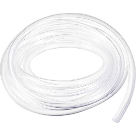 PVC Tuyau Tube 6mm(0.23") ID x 8mm(0.31") Diamètre Exterieur 3 Mètres Transparent Vinyle Tubes Plastique Flexible Eau Tuyau (1/3)