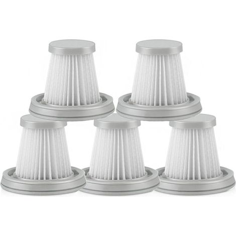 Filtres compatibles avec les aspirateurs portables Mijia et les petits aspirateurs portables sans fil Xiaomi (filtres HEPA, lot de 5) (1/4)