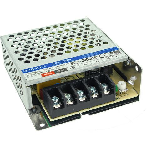 Alimentatore Trasformatore 24V 35W 1,5A Per Striscia Led 24V Mornsun LM35-20B24 (1/3)