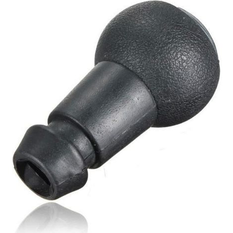 Pommeau de Levier de Vitesse - - PEUGEOT 106 206 306 406 107 207 307 407 - ABS - Noir - 9cm (1/4)