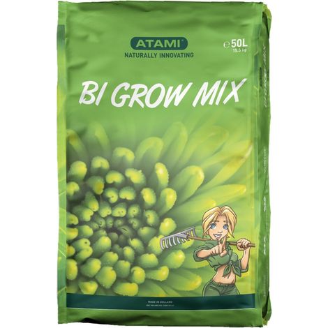Terreau BI GROW MIX en sac de 50 litres - ATAMI